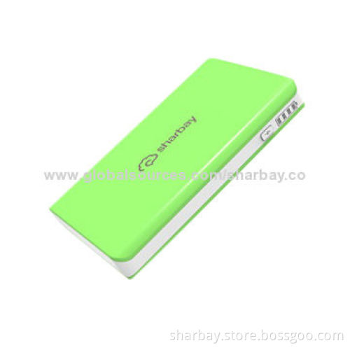 6,000mAh USB mobile phone chargers, double USB ports, li-polymer battery, RoHS, FCC, CE